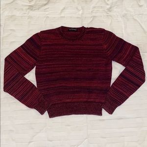 American Apparel Cropped Maroon Sweater